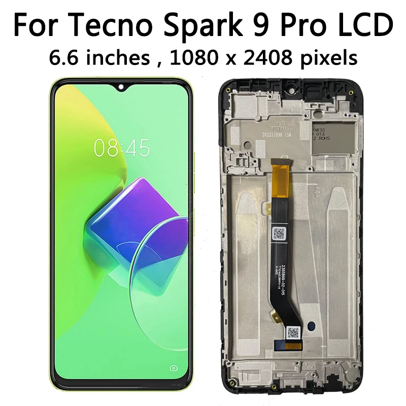 Spark9 Pro KH7 KH7n Display Screen For Tecno Spark 9 Pro 9Pro LCD Display Touch Screen Digitizer Panel Assembly Replacement