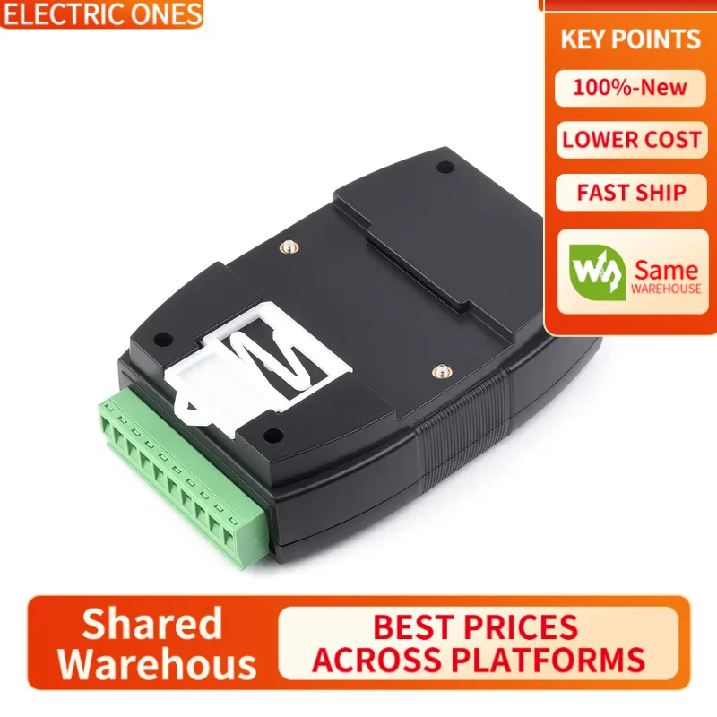 

【Waveshare genuine】- Industrial Modbus RTU Analog Input 8CH, Modbus RTU, 12-bit High-precision, Supports Voltage And Current Acq