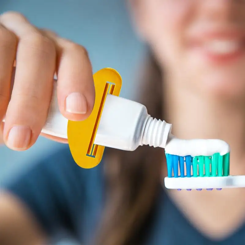 Multifunction Manual Toothpaste Dispenser Toothpaste Clip Bathroom Squeeze Paste Labor Saving Toothpaste Roller Squeezing Clamp