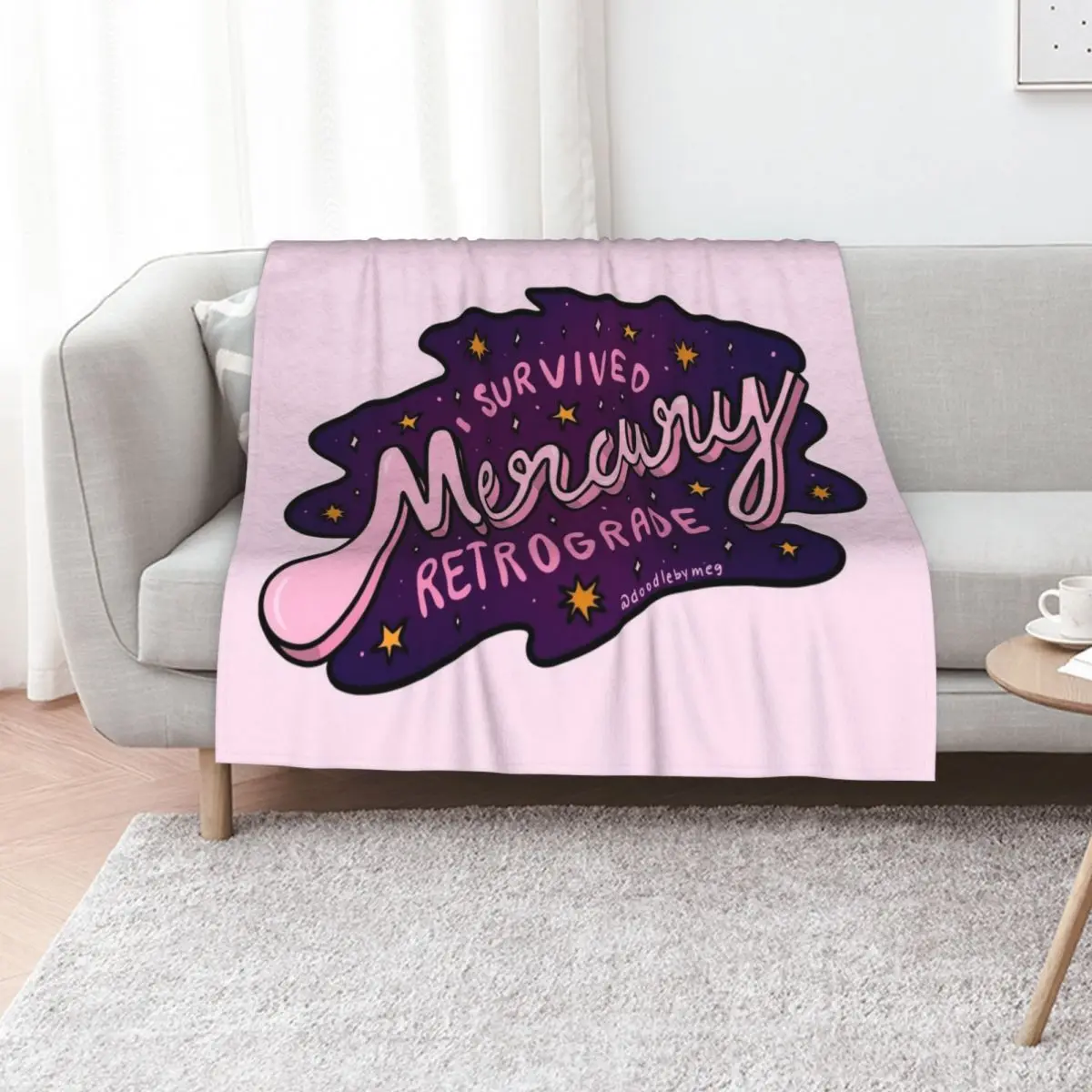 Mercury Retrograde Throw Blanket christmas gifts Decorative Beds Baby anime Heavy Flannel Blankets
