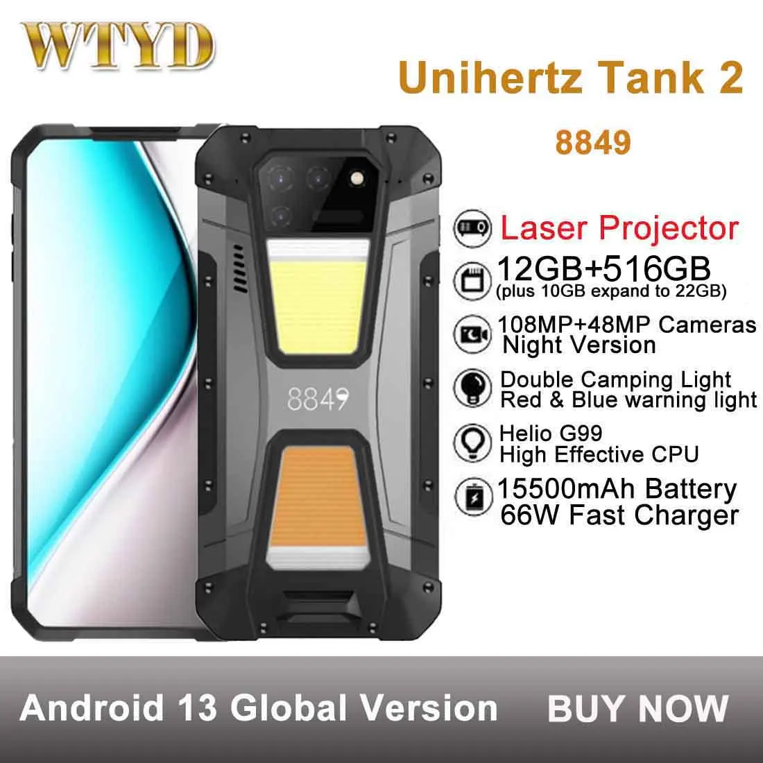 Unihertz 8849 Tank 3 – Kompletna recenzja przypadku TPU z tylnym pierścieniem: Czy warto kupić?