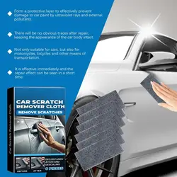 Nano Sparkle Cloth Car Scratch Remover 6Pcs Multi-Purpose Nano Cloth Safe Reusable Wipes Color Restoration On Vehicles Auto