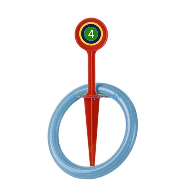 090B 5 Bright Rings 5 Posts Outdoor Activity Set Stimulates Creativity 3+ Years Old