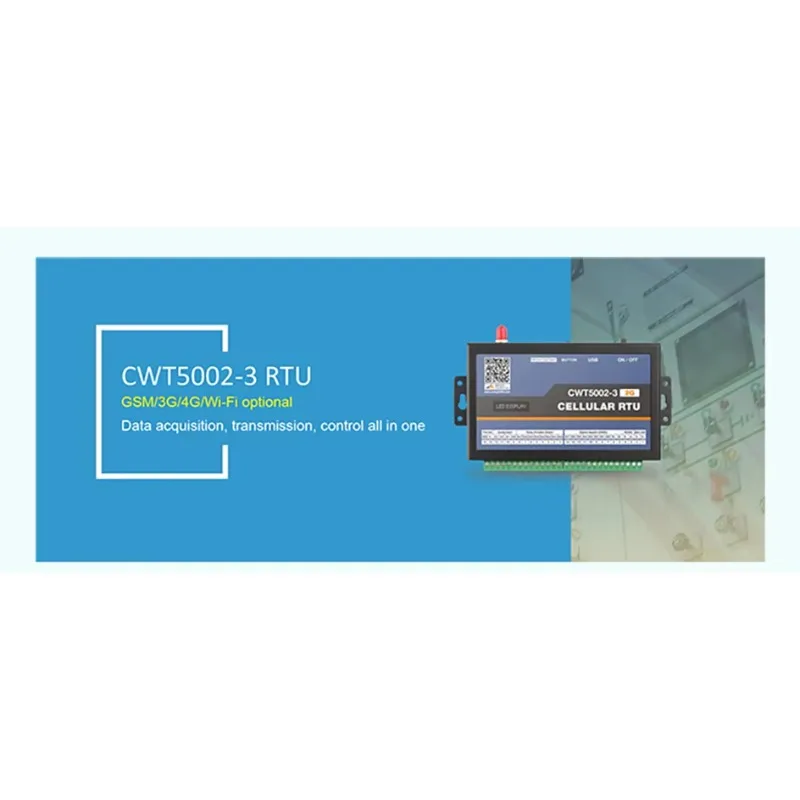20262026 CWT5002-3 8DI 4AI 8Do Rs485 Modbus Rtu Gsm Gprs 4g Wi-Fi Rtu Gateway With Cloud Service