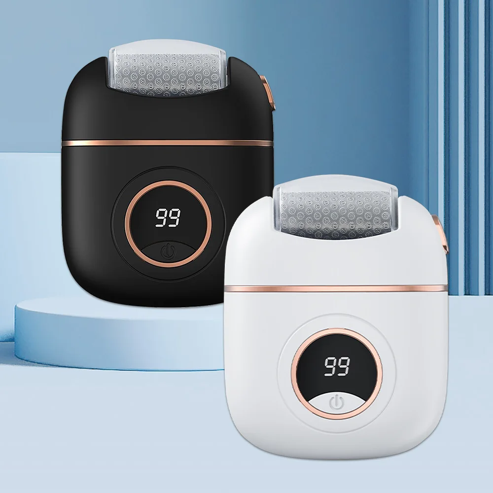 Электрическая интеллектуальная шлифовальная машинка для ног, средство для удаления мозолей, инструменты для педикюра, пилка для ног, средство для ухода за ногами, средство для удаления омертвевшей кожи с 3 роликовыми головками