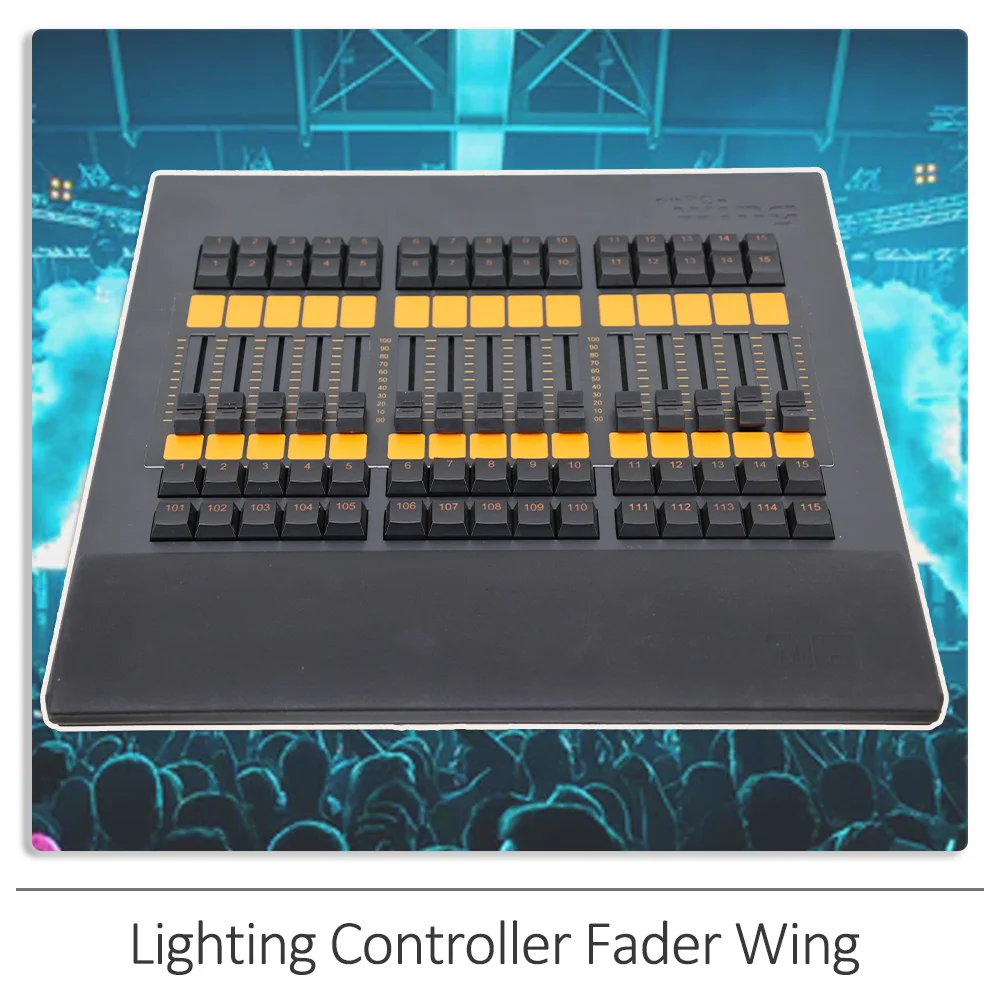 DMX512 Stage Effect lighting console Fader Wing DJ Lights Profession Controller Party Disco Light