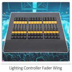 Consola de iluminación DMX512 con efectos de escenario, luces de ala Fader, controlador profesional para DJ, fiesta y discoteca