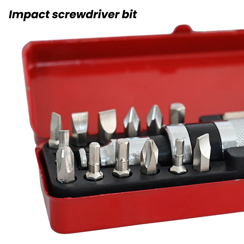 Professional Manual Impact Screwdriver Set Reversible Impact Driver Disengage Rusted Fasteners Screwdriver Kit Hand Repair Tools