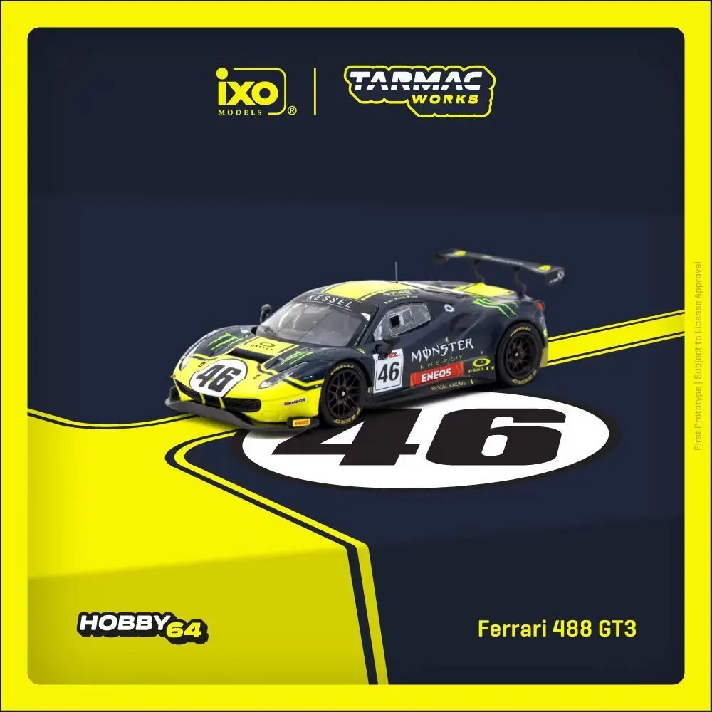 PreSale TW 1:64 Ferrari 488 GT3 2019 Diecast Car Model Collection Miniature Toy Tarmac Works