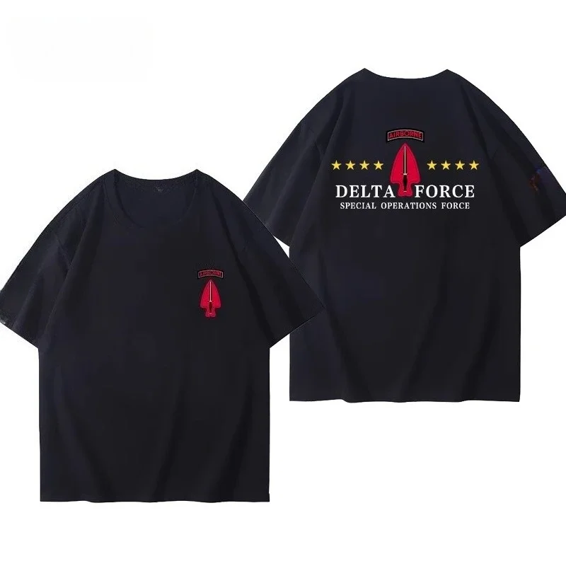1st Special Forces Operational Detachment Delta T-Shirt 100% Cotton O-Neck Short Sleeve Summer Casual Mens T-shirt Streetwear