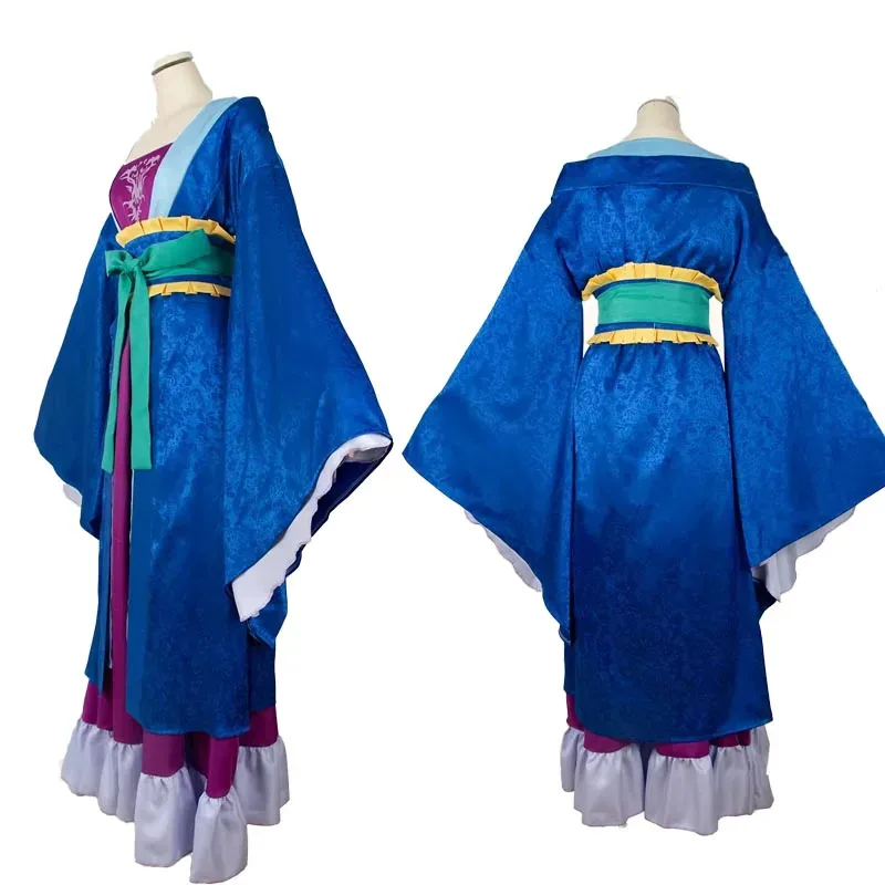 Anime The Apothecary Diaries Cosplay Costume Rifa Dress Fantasy Kimono Role Play Clothing Halloween Carnival Party Women Suits