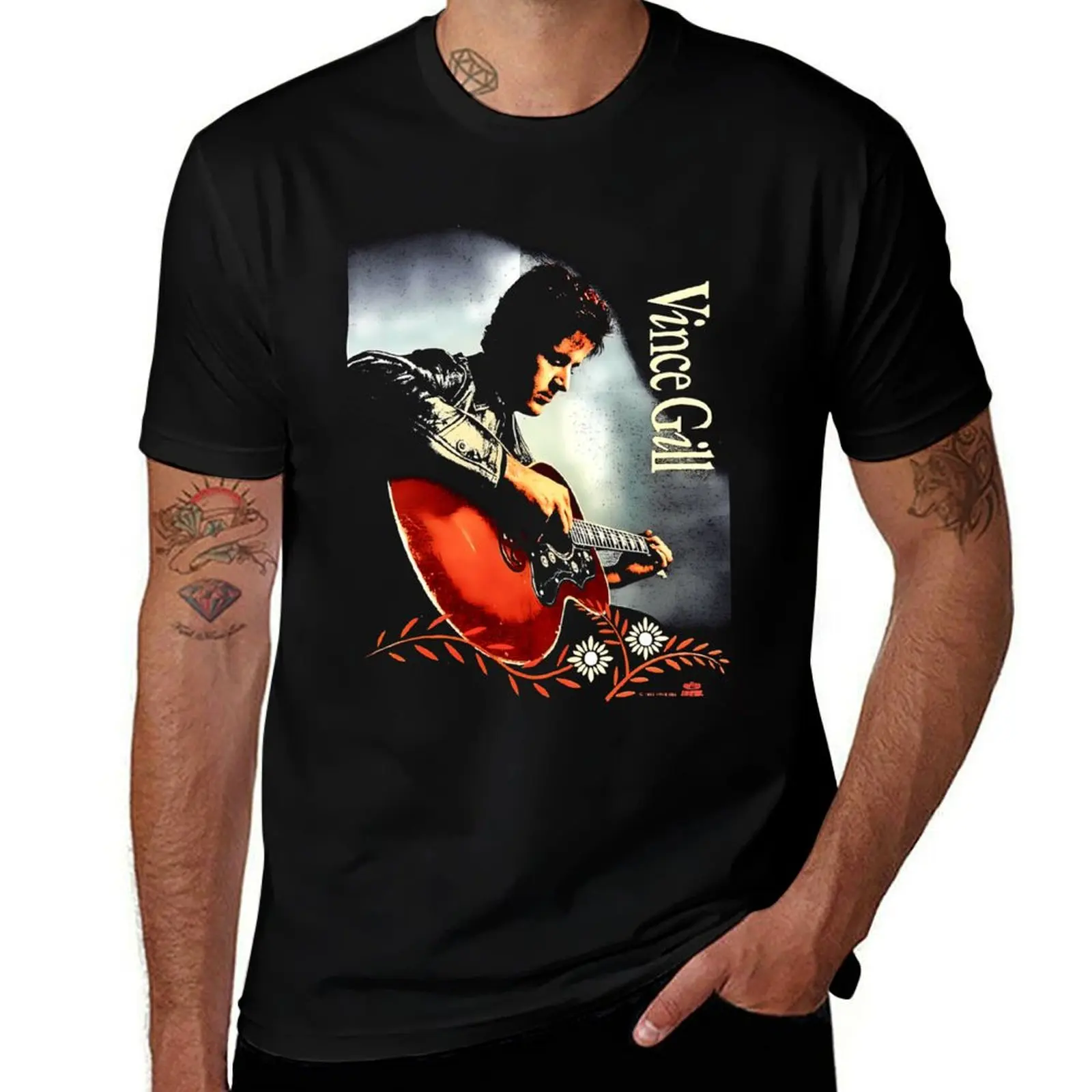 

Vince Gill T-Shirt oversized vintage t shirts hippie clothes new edition men workout shirt