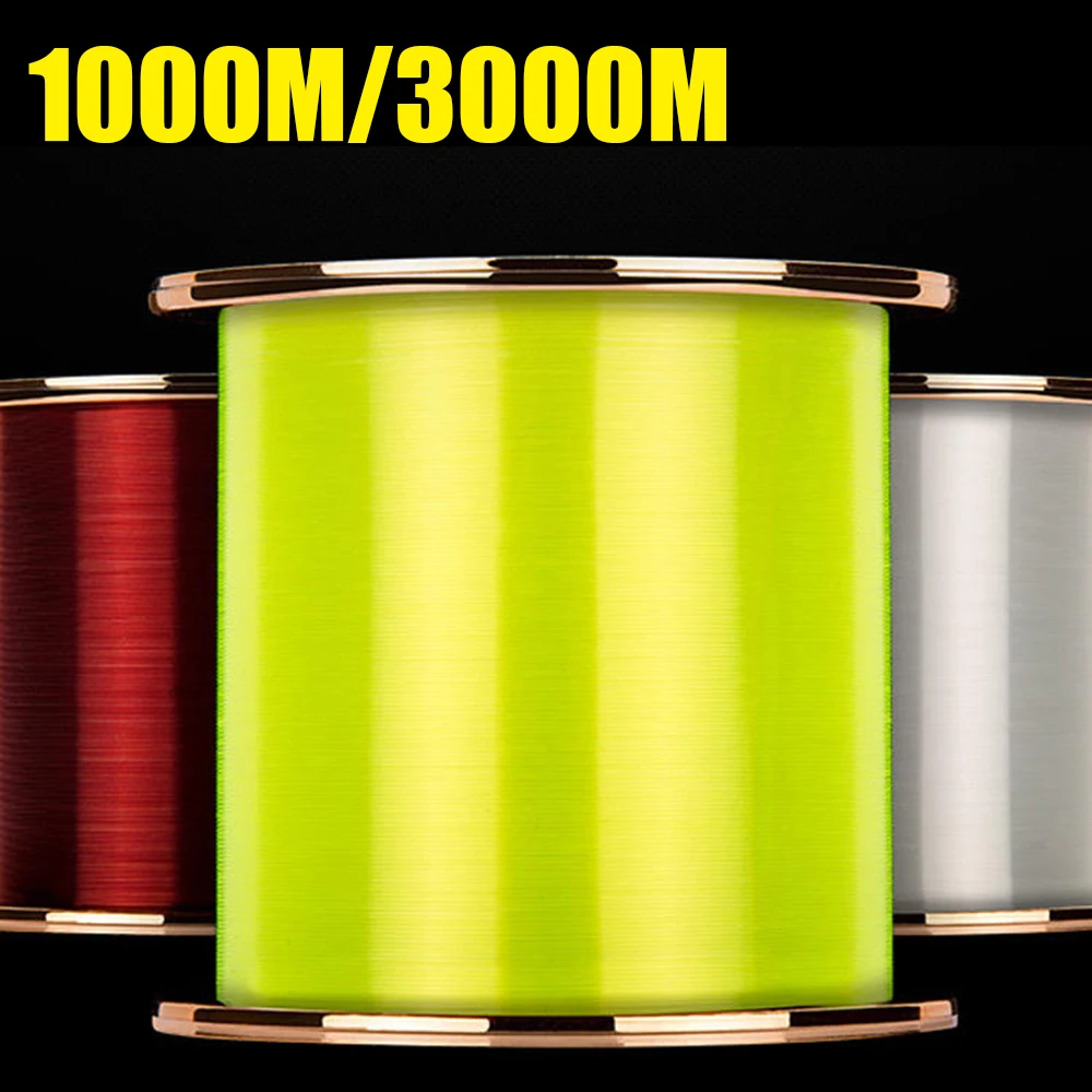 ThornsLine 3000M 1000M żyłka wędkarska 0,13 mm-0,47 mm 4LB-39LB proces obróbki powłoki fluorowęglowej powierzchnia węglowa cząsteczki nylonu