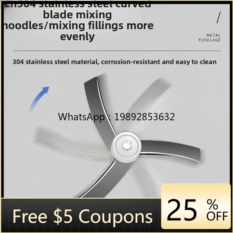 BB  Noodle Mixer Commercial Vertical Noodle Mixer Large Horizontal Automatic Electric Mixer