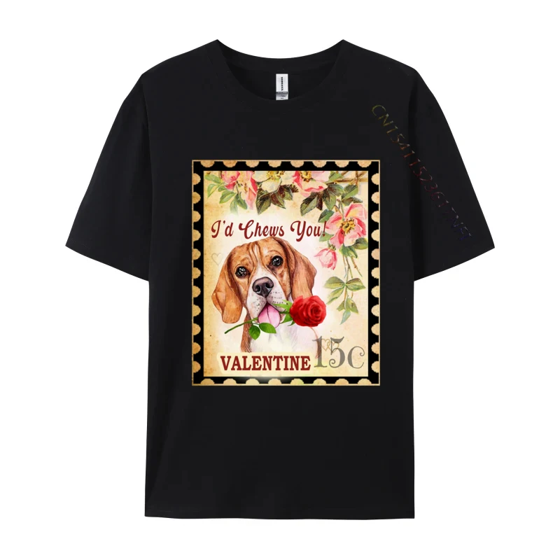 

Beagle Vintage Valentine T Shirt Cotton Tops Male Tshirt Basic Tees Party Tops T-Shirt Fashionable Men's