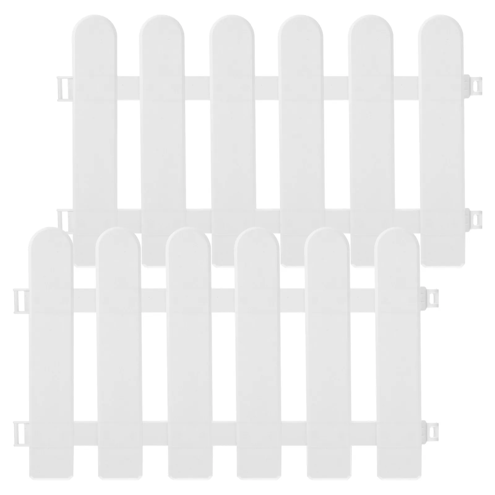 

Комплект белых пластиковых ограждений для двора, многоразовые садовые заборы, водонепроницаемые, устойчивые к моли, для вилл, ландшафтного дизайна, для улицы и помещений