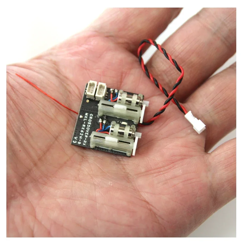 

Приемник Oversky MXL-RX62H V2 V3 со встроенным двойным сервоприводом для Frsky DMS2 для FUTABA SFHSS