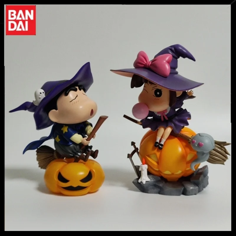 

Crayon Shin-Chan Pumpkin Halloween Magic Shin-Chan Figure 18cm Pvc Can Light Up Kawaii Girl Birthday Gift Model Ornament Gifts