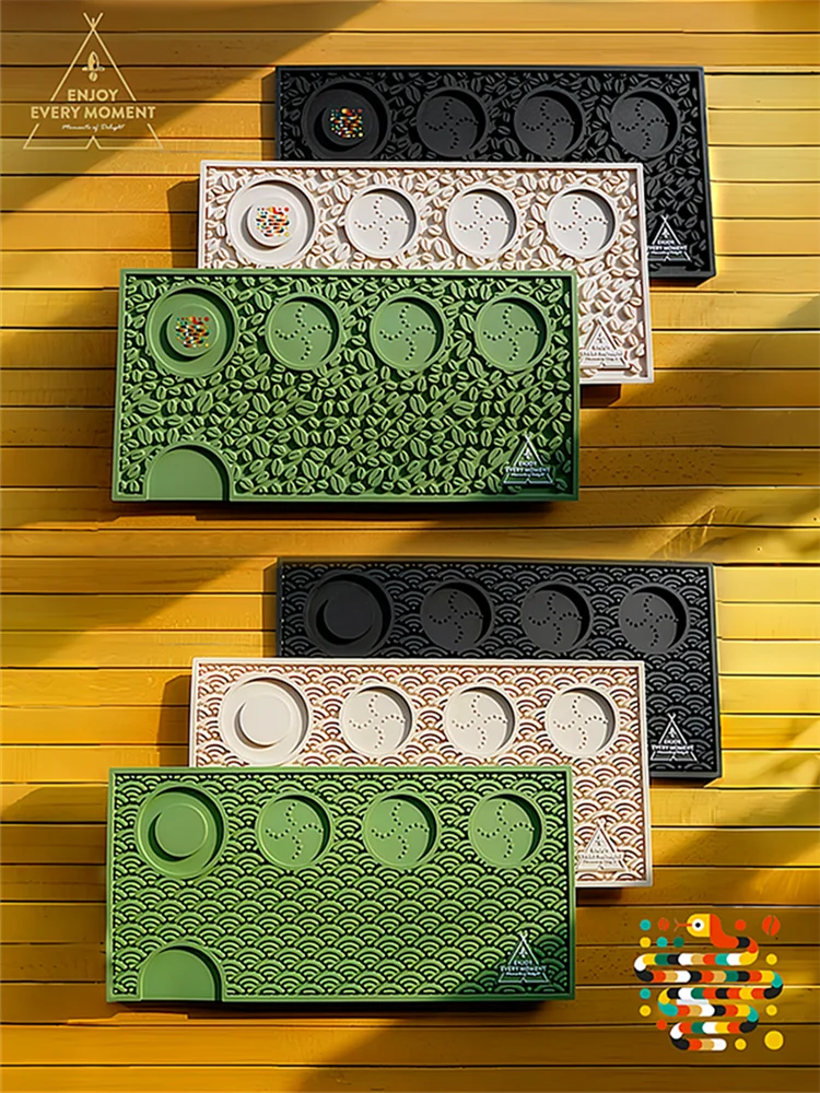 Original Rocket Home Portable Coffee Press Pad Moka Pot Utensils Storage Pad Multi-use Drainage Pad Macaron Color Dining Mat