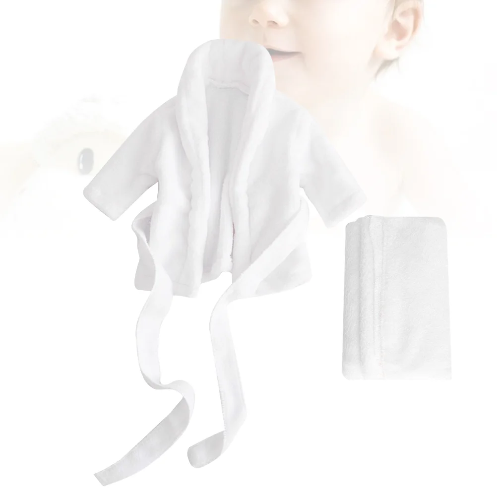 Pure Cotton Bathrobe Baby Set for Newborns Bathing Suits Photo Infant Comfortable