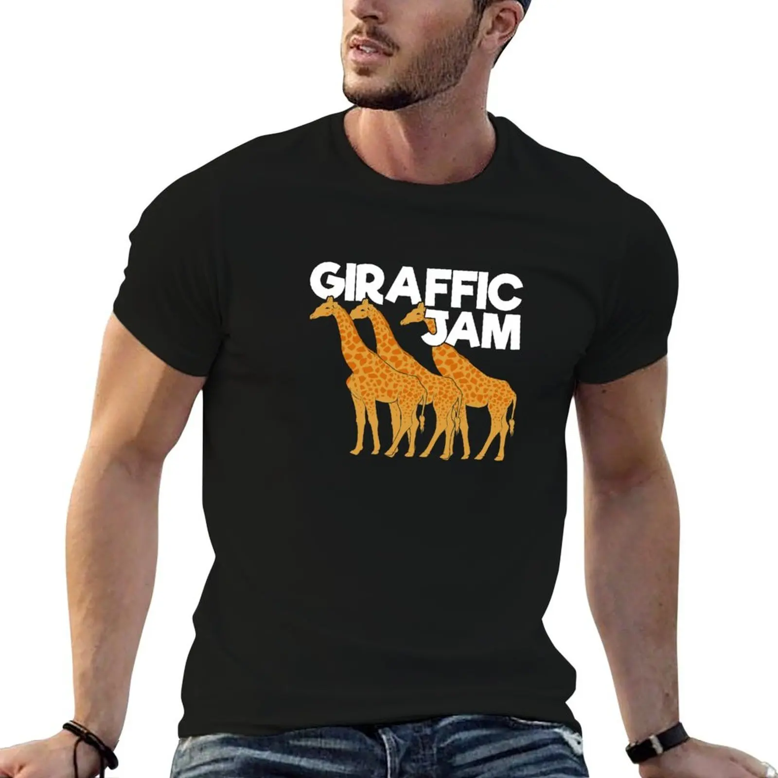 Giraffic Jam Funny Giraffe Animal Keeper Gift T-Shirt vintage anime shirt graphic t shirts tshirts for men