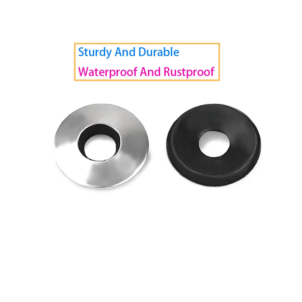 304 Stainless Steel Sealing Gasket M4.2 M4.8 M5.5 M6.3 M8 M10 Rubber Waterproof and Dustproof Composite Gasket