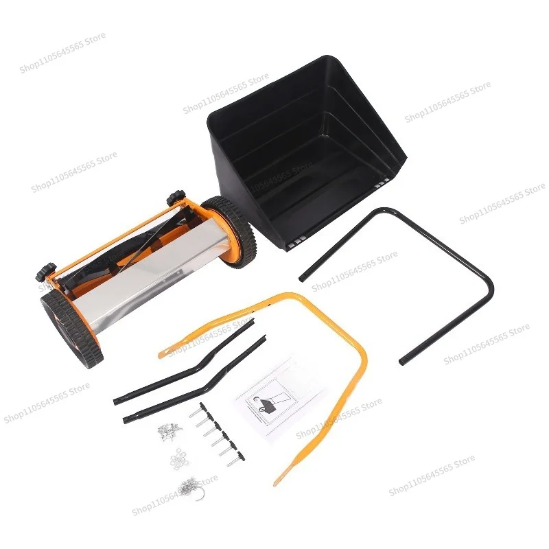 For Small Garden Garden Household Lawn Mower Hand Push Unpowered Lawn Mower