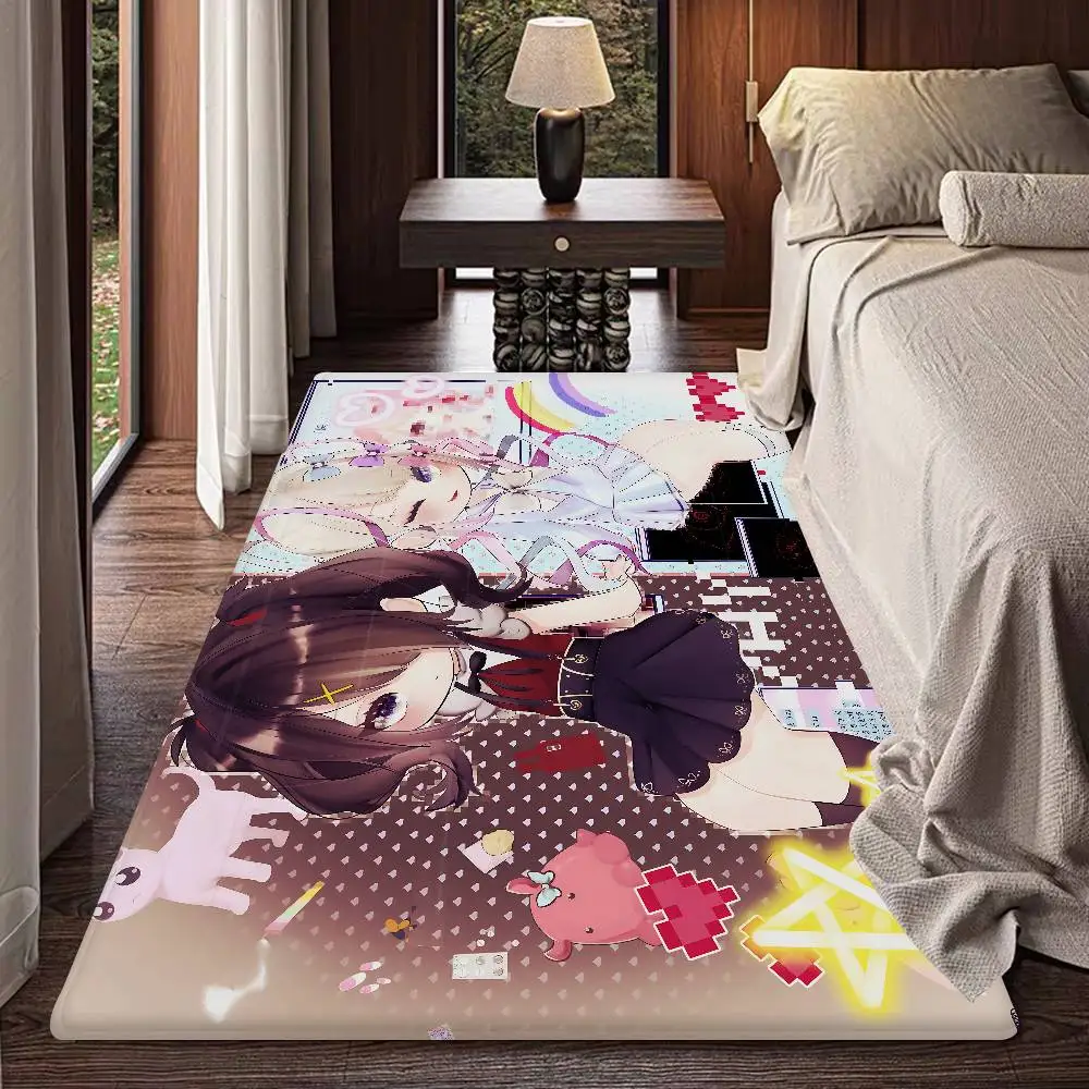 NEEDY GIRL OVERDOSE Floor Mat Rectangle Anti-slip Home Soft Badmat Front Door Indoor Outdoor Mat Hotel Decor Mat