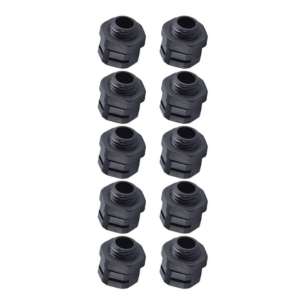 10 Pack M8 1.25 to M20 1.5 Vent Valves for For outdoor Security Light Fixtures Plastic Waterproof Breathing Set