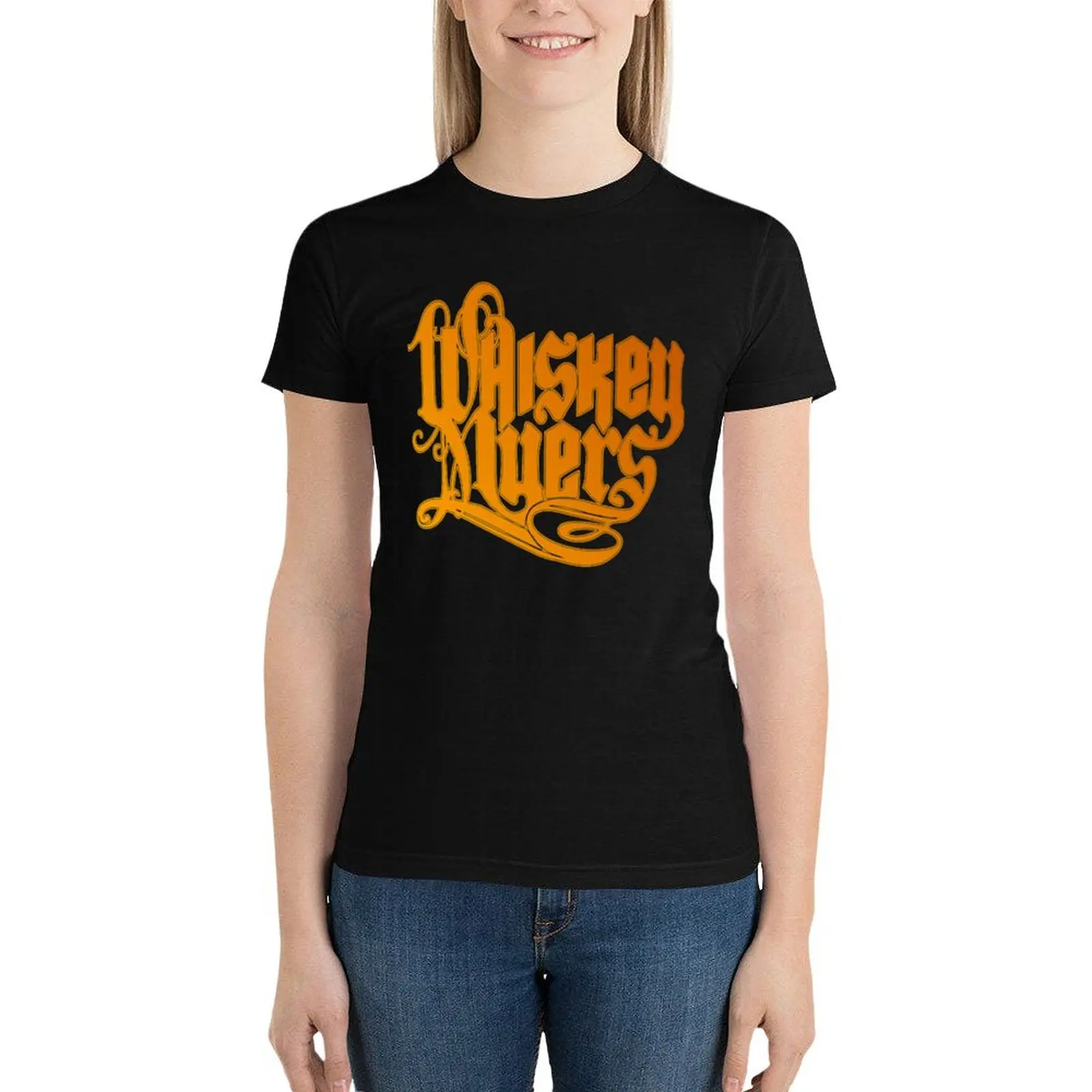 

Classic Whiskey Myers Logo T-Shirt hippie clothes oversized summer clothes animal print shirt for girls Top Women