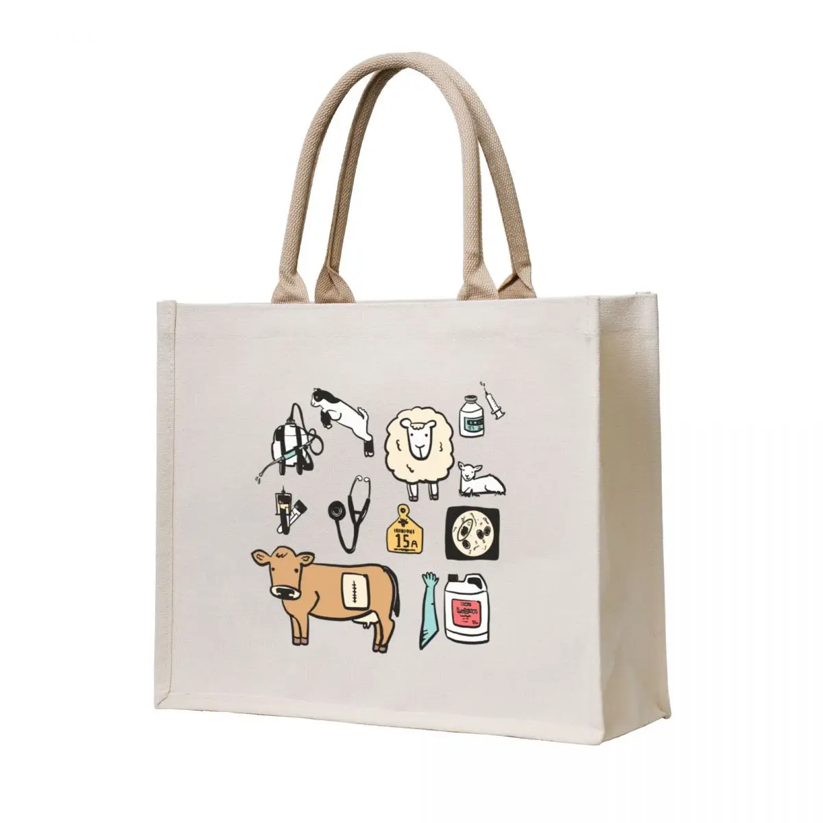 

Dr Fluffton’s farm visit Tote Bag shopping bag logo shopper bag woman shopper women canvas