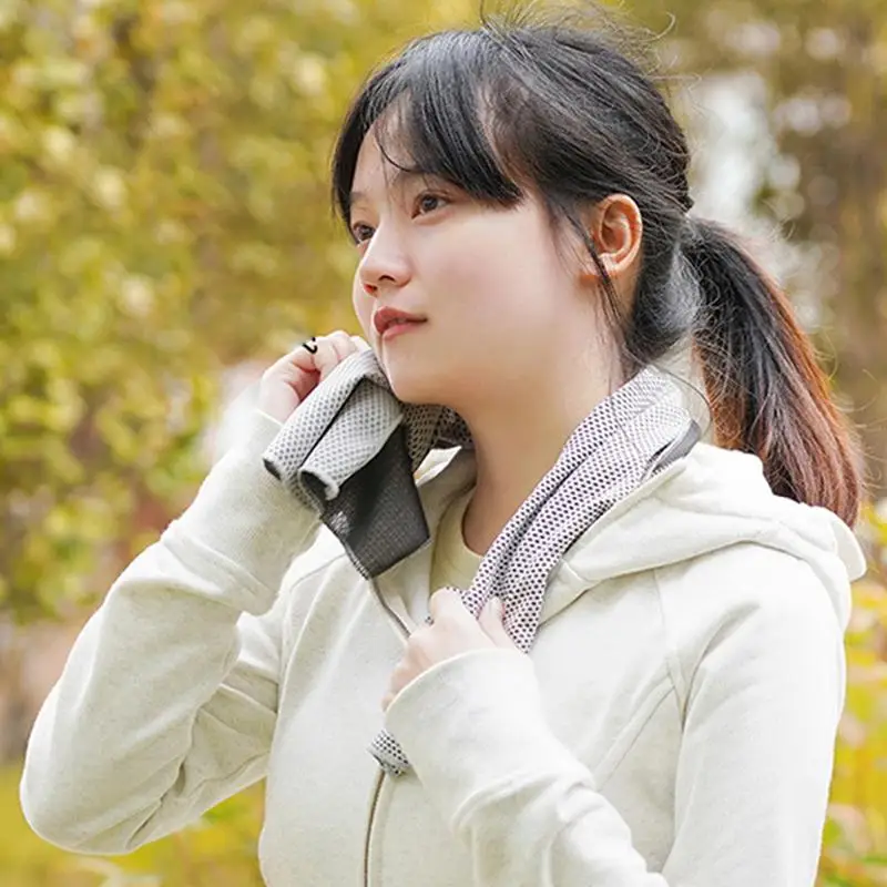 

Спортивные полотенца для тренировок пота, спортивные полотенца с силиконовой сумкой для хранения, многофункциональное охлаждающее полотенце, дышащее прохладное полотенце для