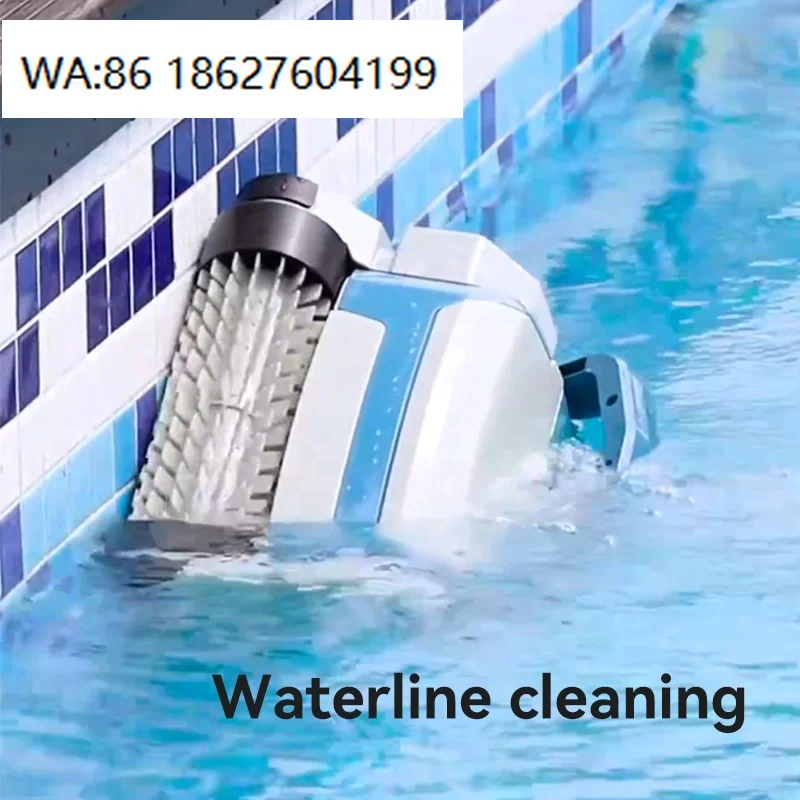 

Pool Bottom Cleaner Brushless Motor IPX7 Waterproof Long Battery Life Underwater Swimming