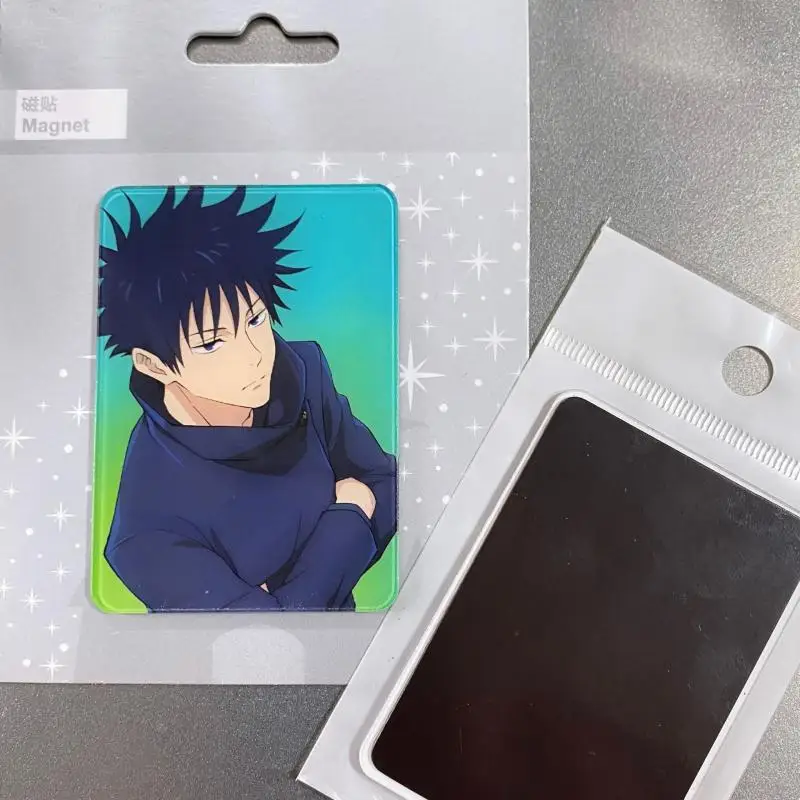 Anime Jujutsu Kaisen Kawaii Refrigerator Magnet Magnetic Stickers Surrounding Patch Gojo Satoru Decorate Cartoon Gift Wholesale