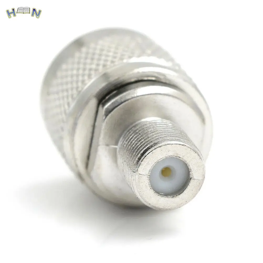 1pcs N-Type To F Connector N Male Plug To F Female Jack RF Coaxial Adapter Connector For Satellite Receiver Signal Amplifier