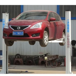 Car Lift Vehicle Maintenance Equipment Lifting Repairing Equipment A3500 Two Post Car Lift Floor Plate Design