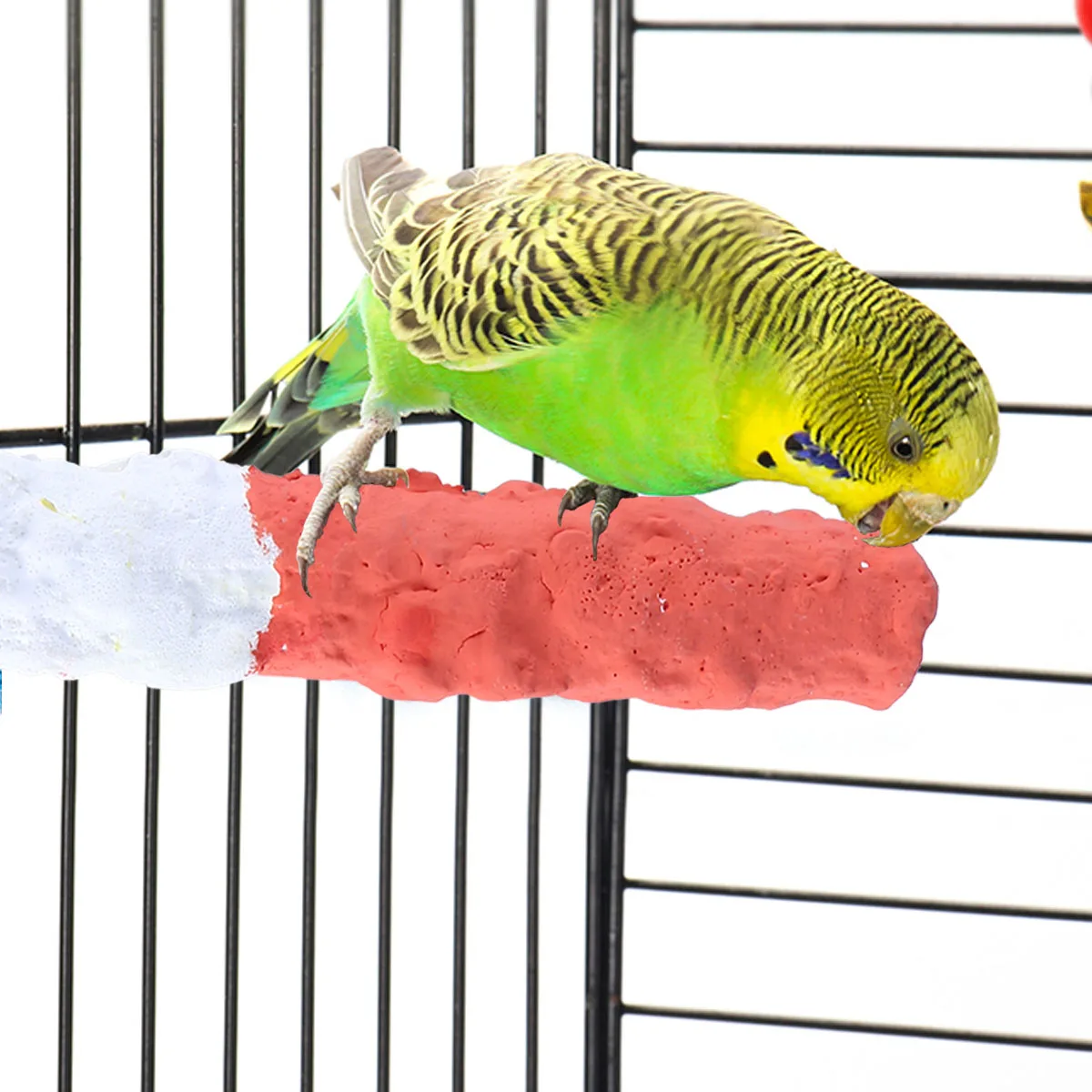 

High Calcium Edible For Parrots Paw Grinding Stand Boredom Relief Activity Center Long Lasting Pet Bird Supplies Accessories