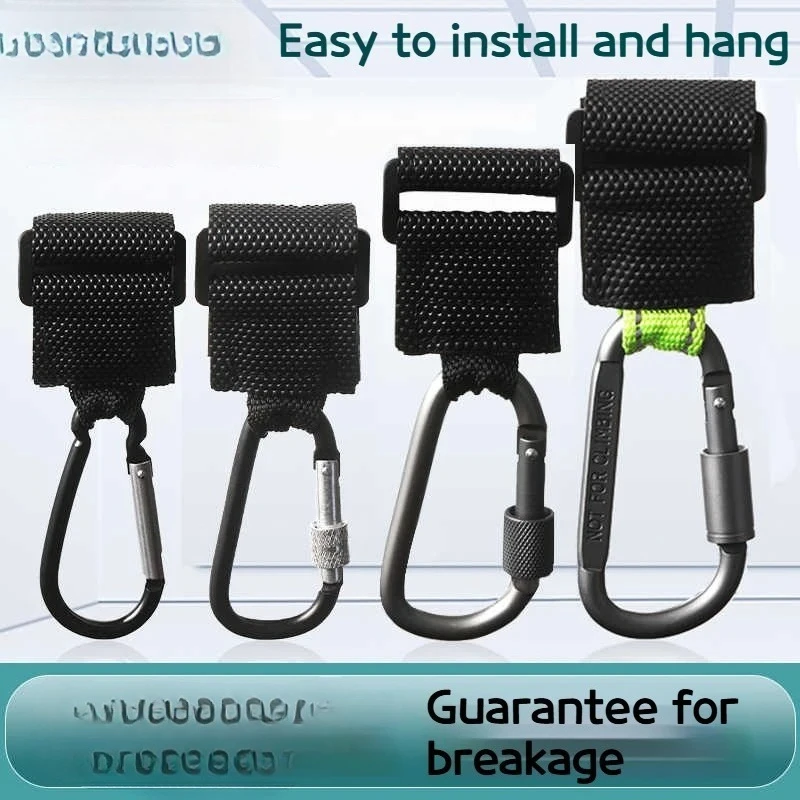 2PCS Heavy Duty Aluminium Alloy Hooks, Multi-functional Solid & Thick For Motorcycle, E-Bike, Scooter & Outdoor Use