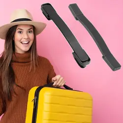 Black Luggage Handle Universal Travel Supplies Plastic Luggage Bag Handle Replacement Accessories Suitcase Handle