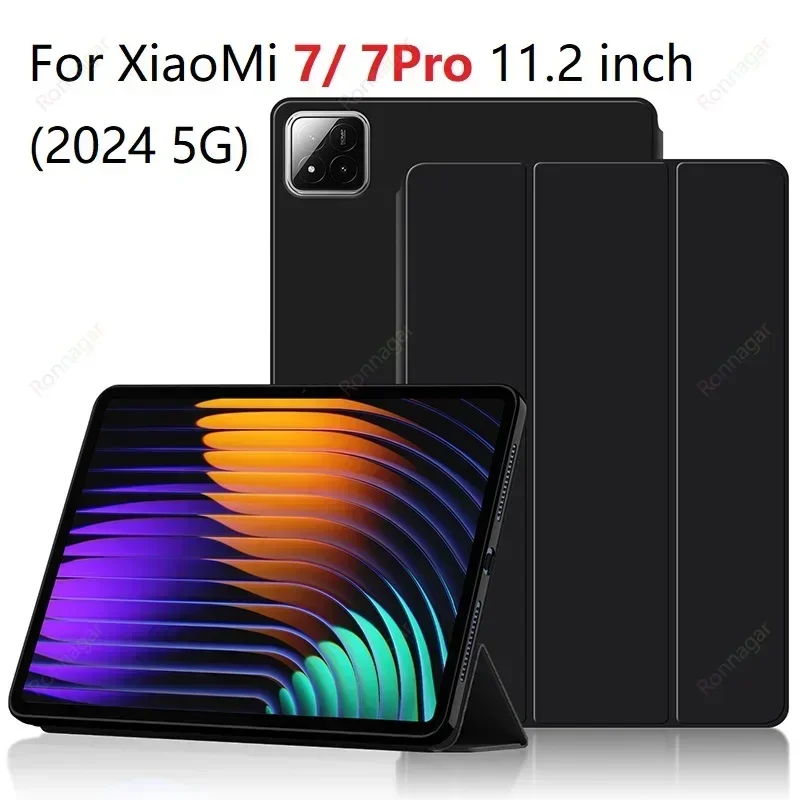 

Ультратонкий чехол для Xiaomi Mi Pad 7 / Pad 7 Pro, 11.2 дюйма, с откидной подставкой, мягкая задняя крышка для Xiaomi Pad 7 Pro / Pad 7 Pro 5G