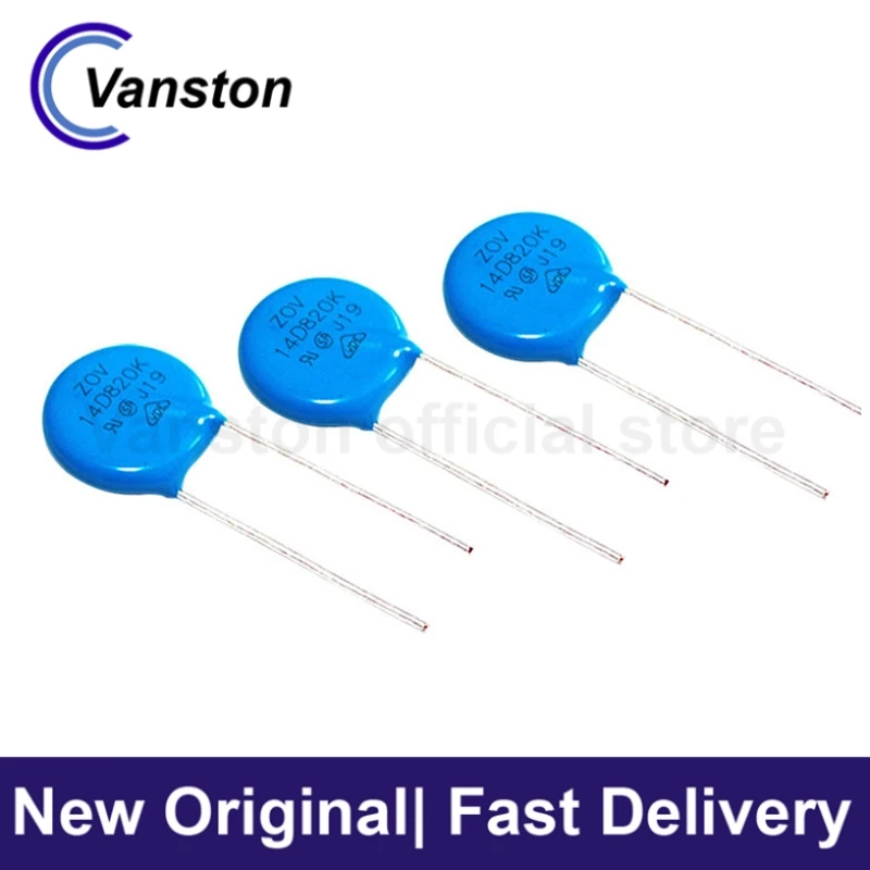 20pcs Varistor 14D820K 14mm Voltage 82V 14D-820K Varistor for Lightning Protection Power Boards