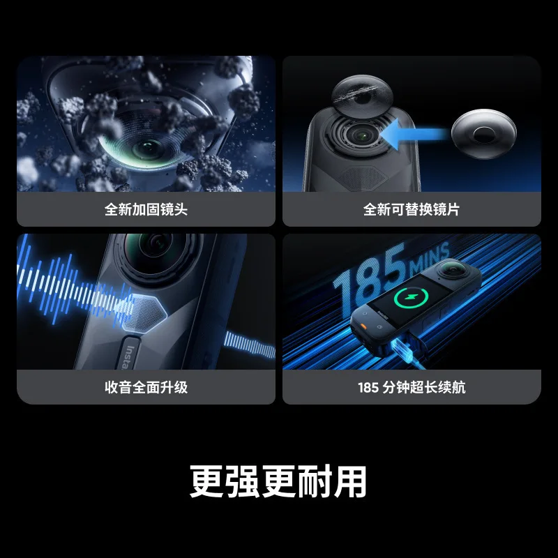 360 X5 panoramic action camera 8K high definition anti-shake waterproof handheld camera