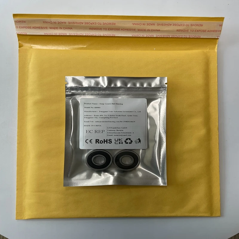 

10PCS 609RS 9X24X7 mm Deep Groove Ball Bearings ABEC-7 For Various Equipment Wire Bonding Machines Cash Counting Machines