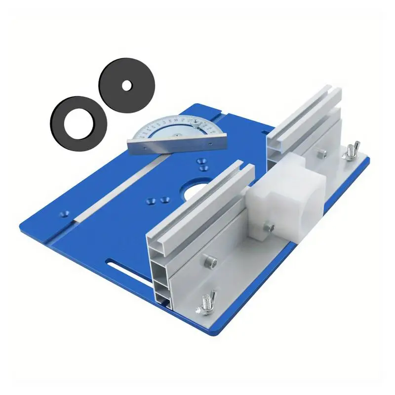 Router Table Insert Plate Table Routers Woodworking With Miter Gauge Guide Trimming Engraving Table Smooth Sliding Trim Router