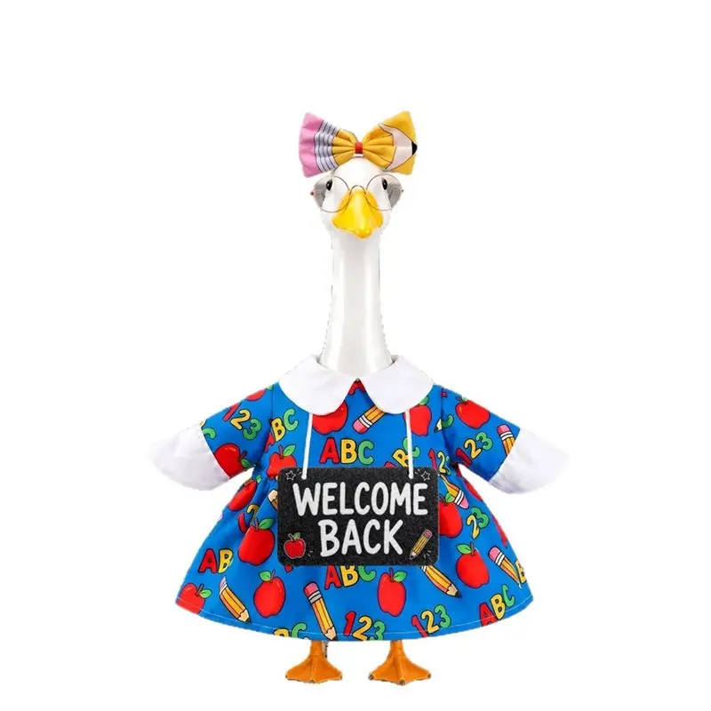 ABKO-Goose Outfit Back To School For Classroom Decor Fits 23