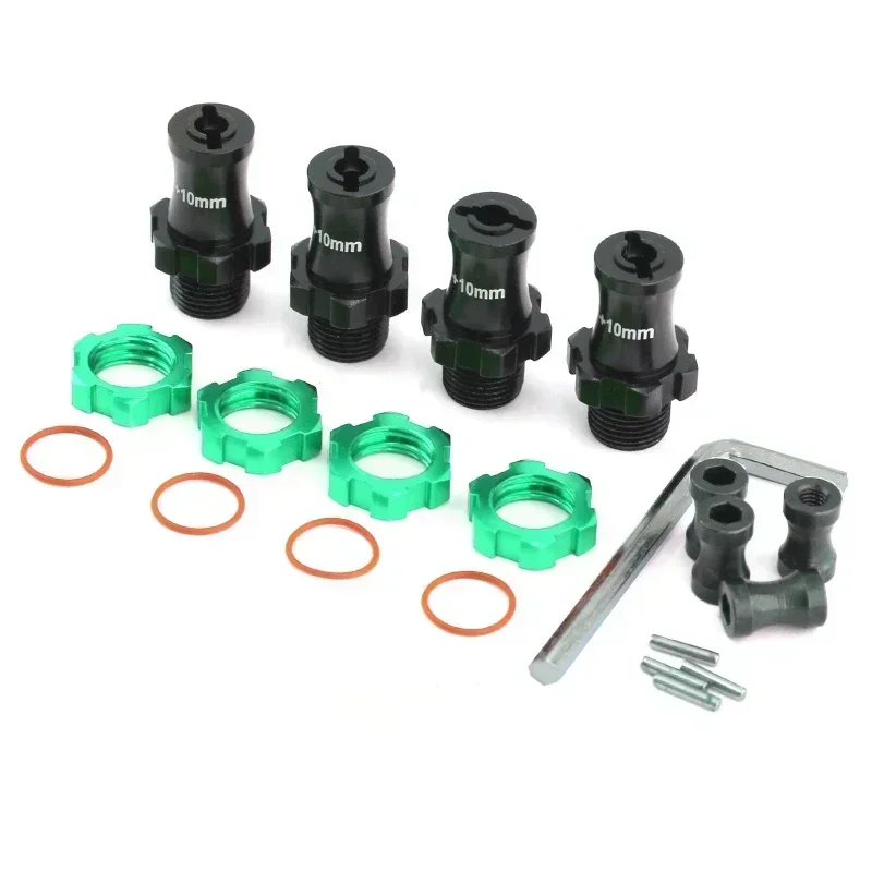 Metal Extended 17Mm Splined Wheel Hex Hub Adapter For Trxs Slash 2WD Rustler Stampede Bandit 4WD RC Car Parts