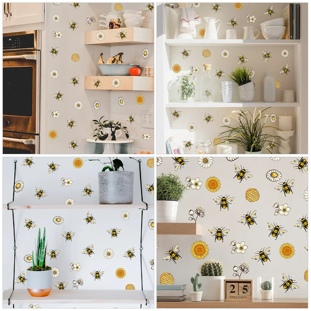 Nursery Wall Stickers Cute Decals Garden Flower DIY PVC Flowers Mother's Day Sunflower view 2