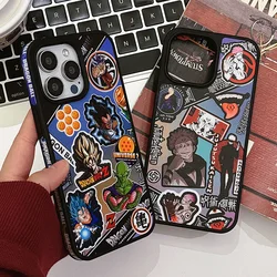 Cute Dragon Ball Phone Case for Apple iPhone 17 16 15 14 13 12 Pro Max Luxury Cartoon Anime Jujutsu Kaisen IMD Shockproof Cover