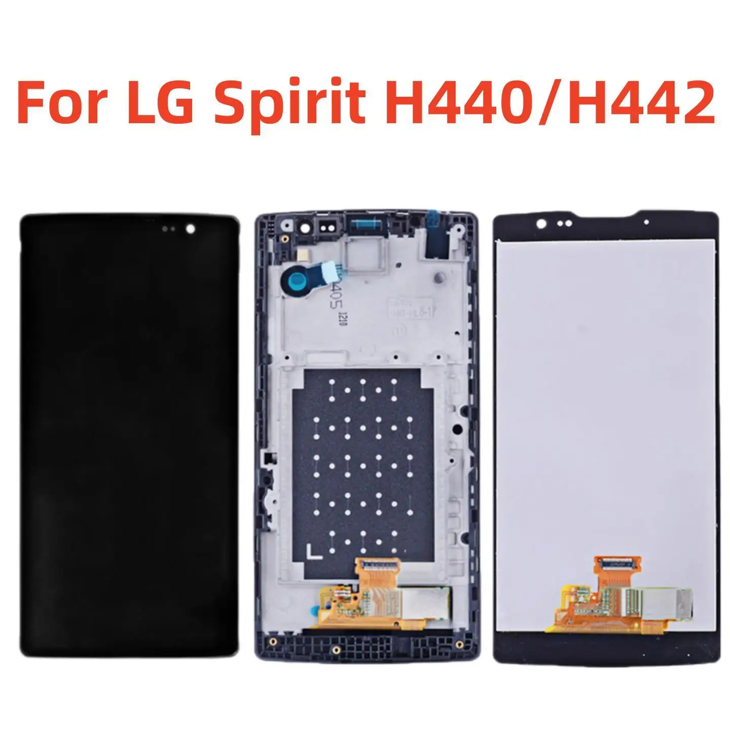 

4.7" Original LCD For LG Spirit H440 H442 LCD H420 C70 H422 H440N H440Y LCD Display Touch Screen Digitizer Assembly with Frame