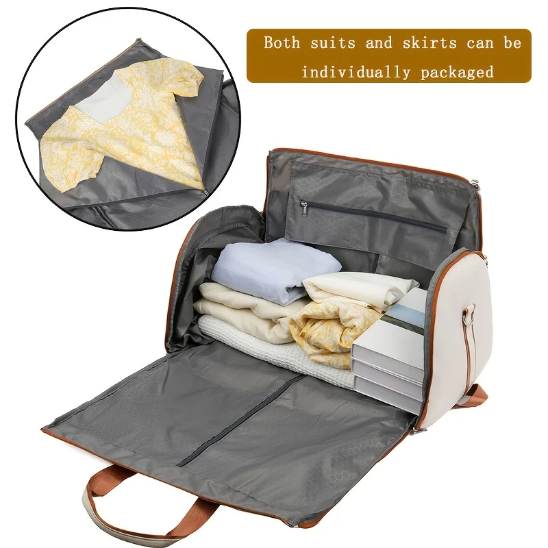 

60L Large Travel Bag for Women, Dry Wet Separation, Shoe Compartment. Ideal for Sports & Holidays!